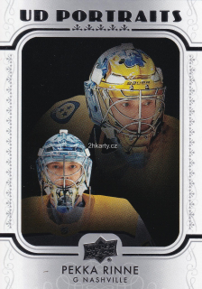 2019-20 UD Series 1 - Pekka Rinne - UD Portraits