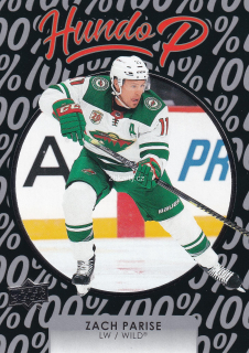 2021-22 UD Series 1 - Zach Parise - Hundo P