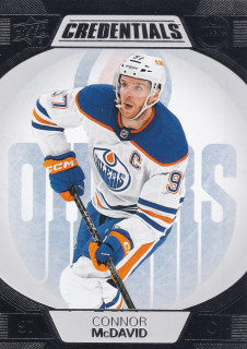 2022-23 UD Credentials - Connor McDavid