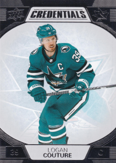 2022-23 UD Credentials - Logan Couture
