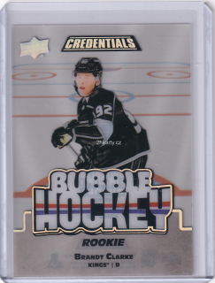 2022-23 UD Credentials - Brandt Clarke - Bubble Hockey