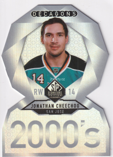 2020-21 UD SP Signature Edition Legends - Jonathan Cheechoo - Decagons