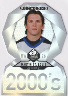 2020-21 UD SP Signature Edition Legends - Martin St.Louis - Decagons