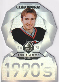 2020-21 UD SP Signature Edition Legends - Donald Audette - Decagons