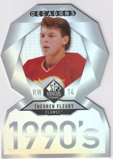 2020-21 UD SP Signature Edition Legends - Theoren Fleury - Decagons