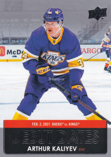2021-22 UD Series 1 - Artur Kaliyev - Debut Dates