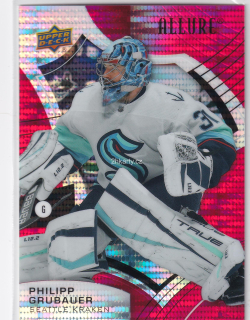 2021-22 UD Allure - Philipp Grubauer - Red Rainbow