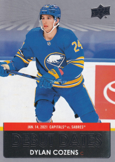 2021-22 UD Series 1 - Dylan Cozens - Debut Dates