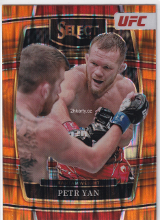 2022 Panini Select UFC - Petr Yan - Orange Flash Prizm