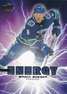2019-20 UD Series 1 - Brock Boeser - Pure Energy
