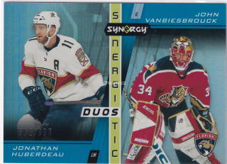 2021-22 UD Synergy - Jonathan Huberdeau; John Vanbiesbrouck - Synergistic Duos /899