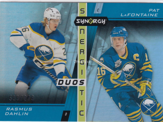 2021-22 UD Synergy - Rasmus Dahlin; Pat LaFontaine - Synergistic Duos /899