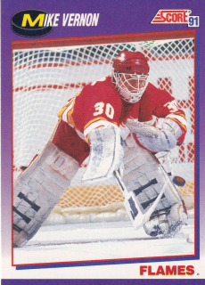1991-92 Score - Mike Vernon (American)