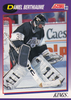 1991-92 Score - Daniel Berthiaume (American) #132