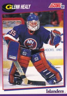 1991-92 Score - Glenn Healy (American)