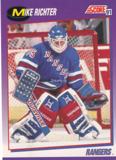 1991-92 Score - Mike Richter (American)