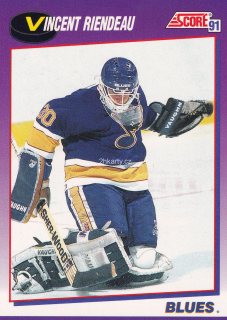 1991-92 Score - Vincent Riendeau (American)