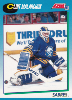 1991-92 Score - Clint Malarchuk (English)