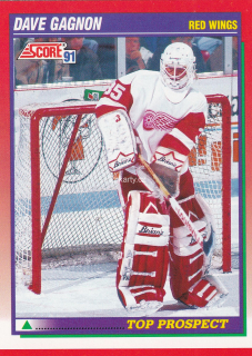 1991-92 Score - Dave Gagnon (English)