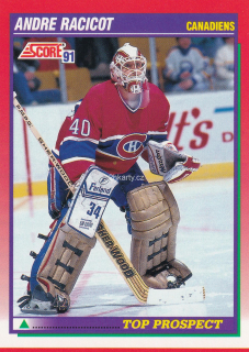 1991-92 Score - Andre Racicot (English)