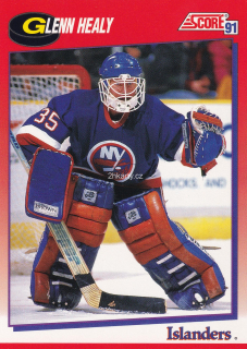 1991-92 Score - Glenn Healy (French)