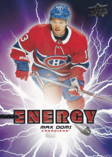 2019-20 UD Series 1 - Max Domi - Pure Energy