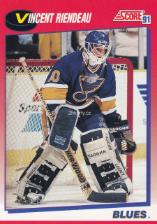 1991-92 Score - Vincent Riendeau (French)