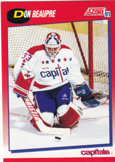 1991-92 Score - Don Beaupre (French)