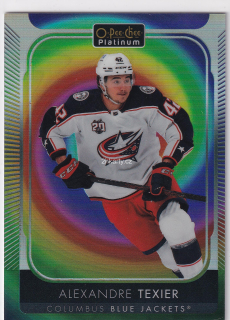 2021-22 UD O-Pee-Chee Platinum - Alexandre Texier - Rainbow Color Wheel