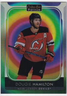 2021-22 UD O-Pee-Chee Platinum - Dougie Hamilton - Rainbow Color Wheel