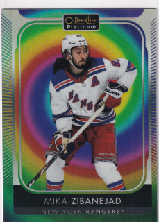2021-22 UD O-Pee-Chee Platinum - Mika Zibanejad - Rainbow Color Wheel