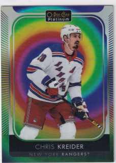 2021-22 UD O-Pee-Chee Platinum - Chris Kreider - Rainbow Color Wheel