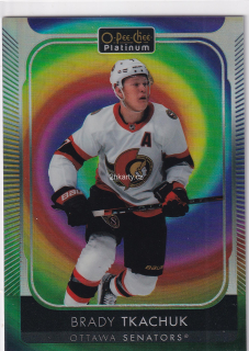 2021-22 UD O-Pee-Chee Platinum - Brady Tkachuk - Rainbow Color Wheel