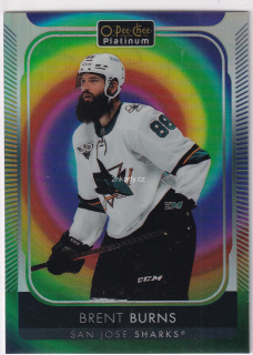 2021-22 UD O-Pee-Chee Platinum - Brent Burns - Rainbow Color Wheel
