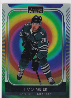 2021-22 UD O-Pee-Chee Platinum - Timo Meier - Rainbow Color Wheel