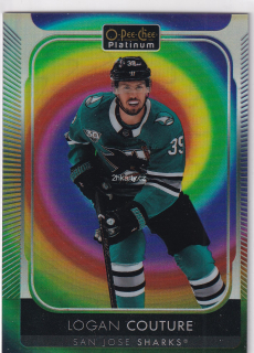 2021-22 UD O-Pee-Chee Platinum - Logan Couture - Rainbow Color Wheel