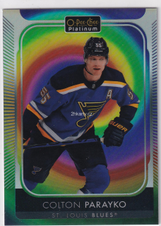 2021-22 UD O-Pee-Chee Platinum - Colton Parayko - Rainbow Color Wheel