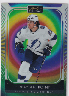 2021-22 UD O-Pee-Chee Platinum - Brayden Point - Rainbow Color Wheel