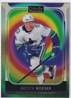 2021-22 UD O-Pee-Chee Platinum - Brock Boeser - Rainbow Color Wheel