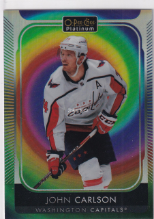 2021-22 UD O-Pee-Chee Platinum - John Carlson - Rainbow Color Wheel