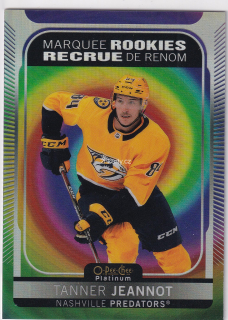 2021-22 UD O-Pee-Chee Platinum - Tanner Jeannot - Marquee Rookies Rainbow Color Wheel