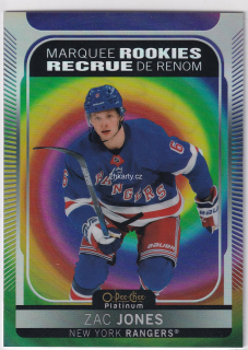 2021-22 UD O-Pee-Chee Platinum - Zac Jones - Marquee Rookies Rainbow Color Wheel
