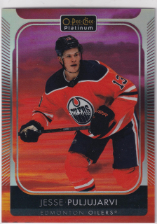 2021-22 UD O-Pee-Chee Platinum - Jesse Puljujarvi - Sunset