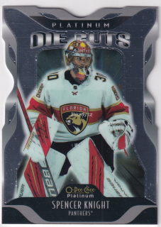 2021-22 UD O-Pee-Chee Platinum - Spencer Knight - Die Cuts