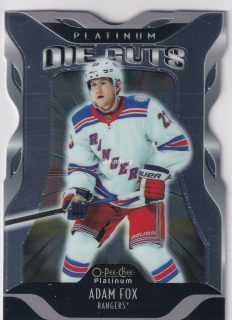 2021-22 UD O-Pee-Chee Platinum - Adam Fox - Die Cuts