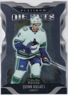 2021-22 UD O-Pee-Chee Platinum - Quinn Hughes - Die Cuts