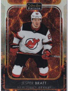 2021-22 UD O-Pee-Chee Platinum - Jesper Bratt - Hot Magma /499