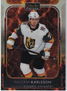2021-22 UD O-Pee-Chee Platinum - William Karlsson - Hot Magma /499