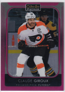 2021-22 UD O-Pee-Chee Platinum - Claude Giroux - Matte Pink