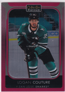2021-22 UD O-Pee-Chee Platinum - Logan Couture - Matte Pink